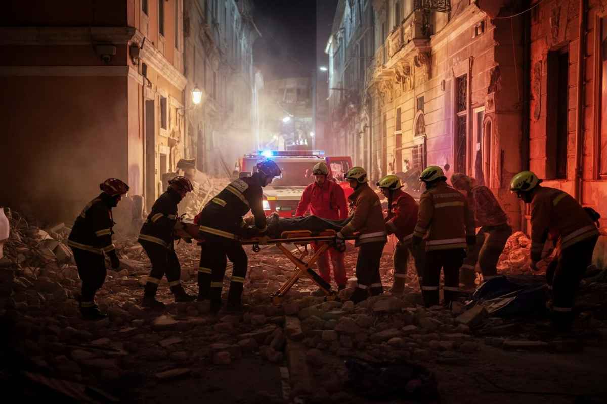 Miracolo a Bari: anziana salvata dopo 24 ore sotto le macerie di una palazzina crollata